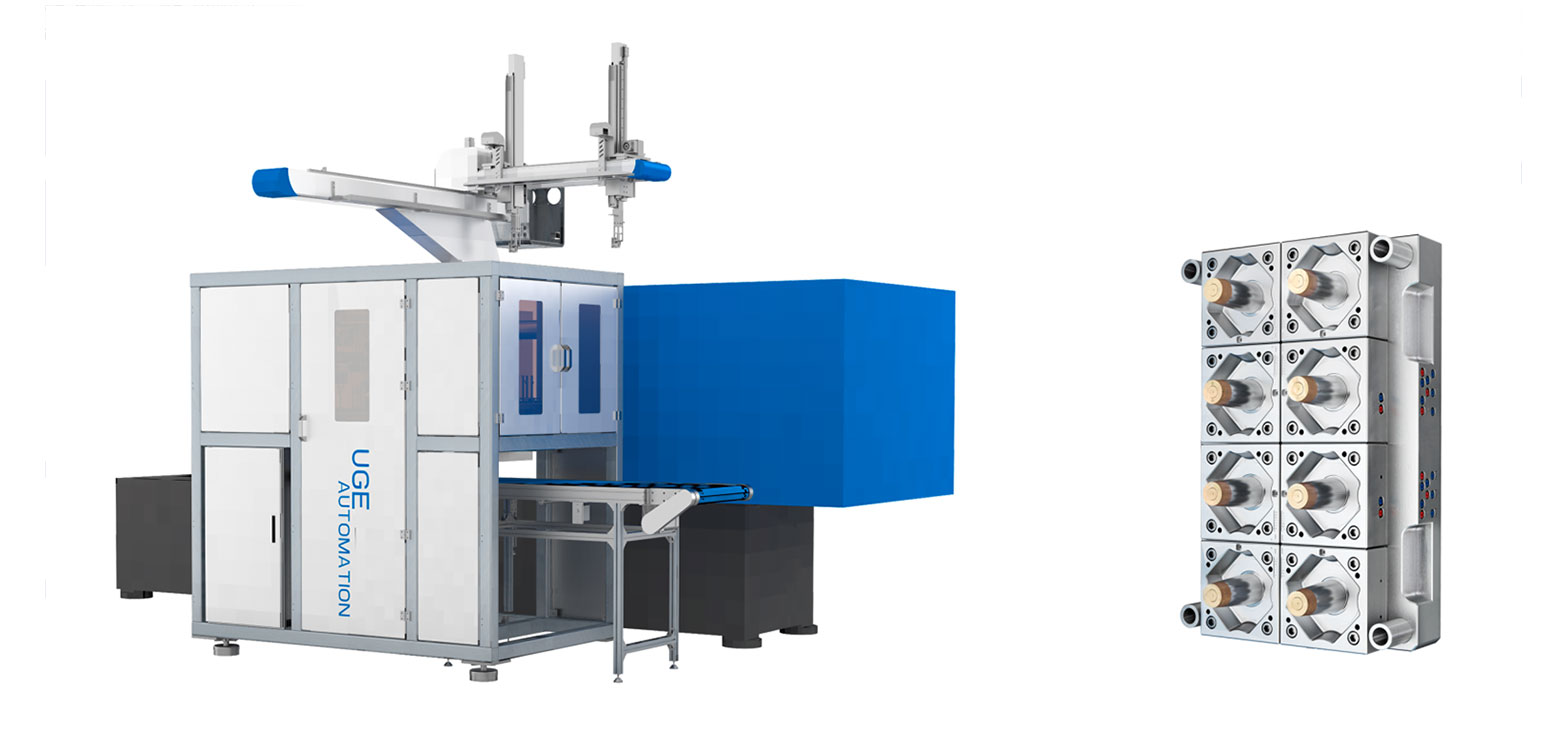 Top Entry In Mould Labeling Machine