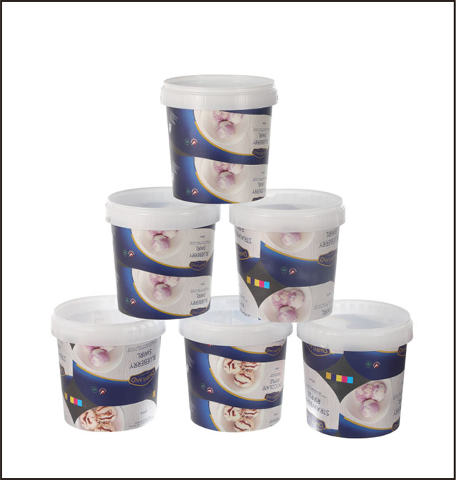 paint bucket with in mold labeling